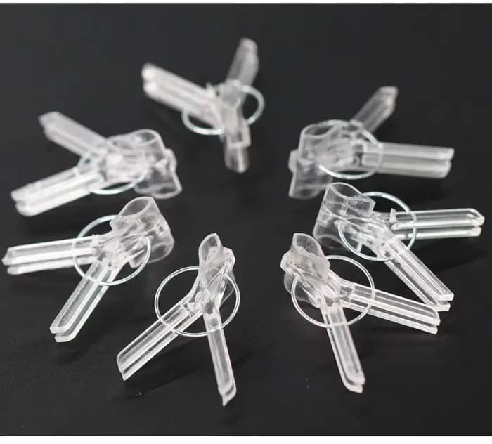 Clips de greffage pour plantes, 100 pièces, pinces de fixation en plastique, outils de jardin pour c