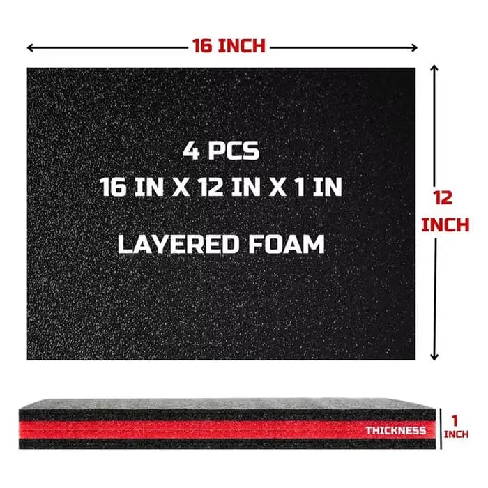 A02F - Inserts en mousse compatibles pour boîte à outils rigide