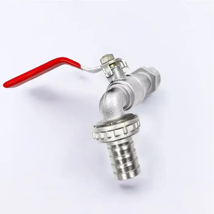 Robinet d'irrigation de jardin en laiton 1/2 pouce pour réservoir IBC, vanne de sortie unique, acces