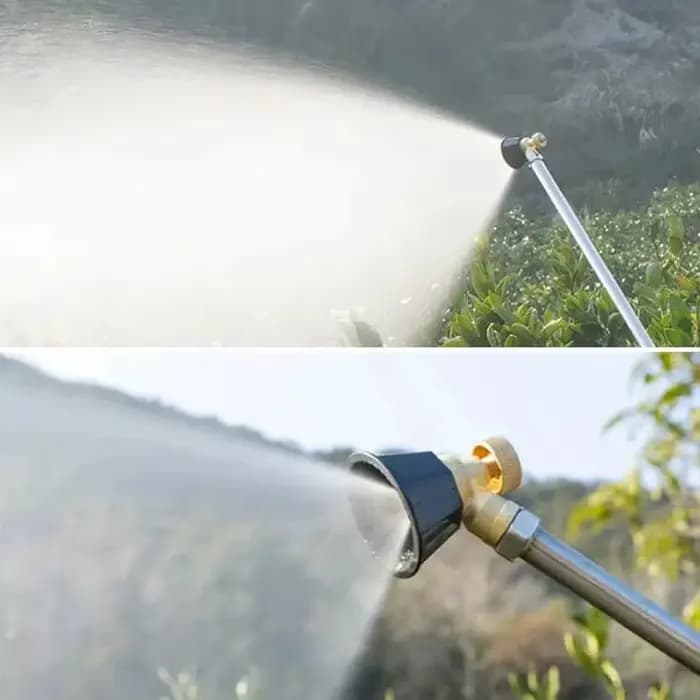 Buse réglable en laiton/alliage, buse d'atomisation agricole, tourbillon noir, tête d'arrosage agric