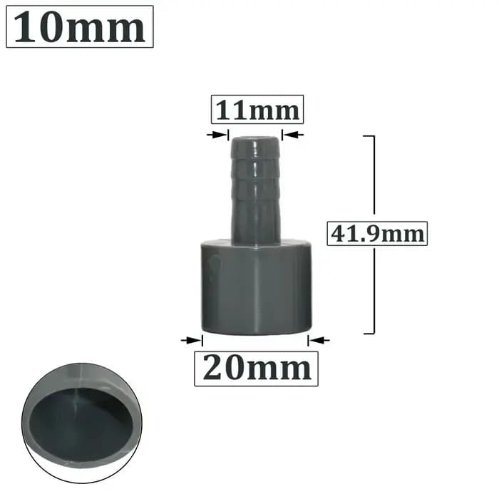 Connecteur de tuyau d'arrosage en PVC