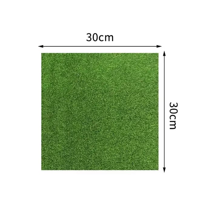 Tapis d'herbe verte, pelouses artificielles