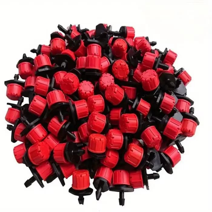 Goutteurs d'irrigation réglables pour système d'arrosage, micro goutteurs, 100 en effet, 1/4 pièces