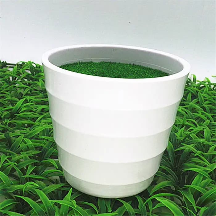 Pot de plantes artificielles, Pot de pépinière, Vase de pelouse artificielle, plante épaisse en plas