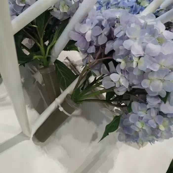 Tube de nutrition de fleurs fraîches en plastique avec bouchon, tube de stockage d'eau, récipient hy