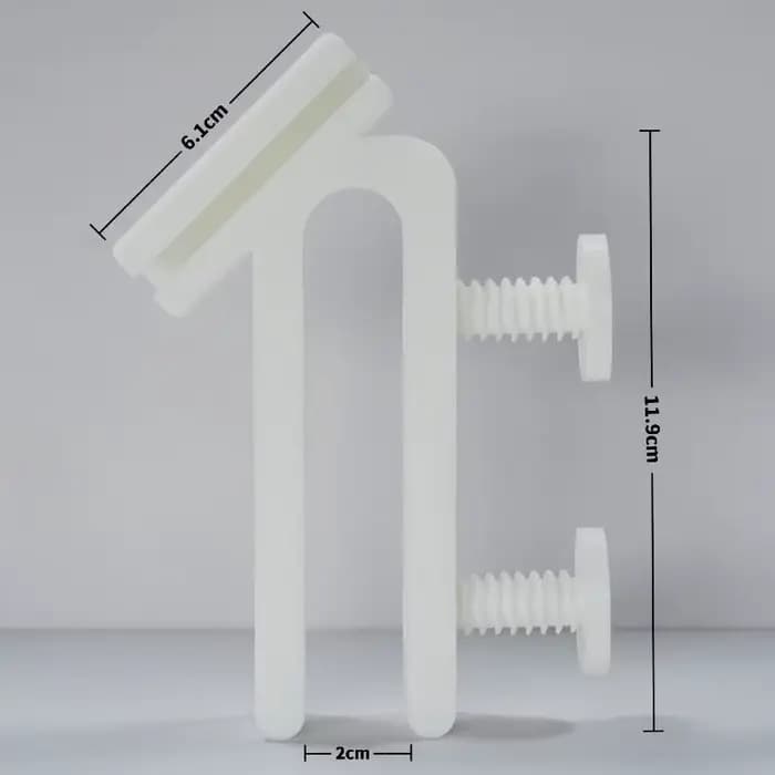 Support de tuyau d'arrosage avec clip de fixation efficace pour un rangement sécurisé du tuyau sur le rebord du seau en jardinage domestique