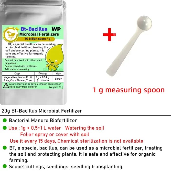 Agent microbien Bt-Bacillus