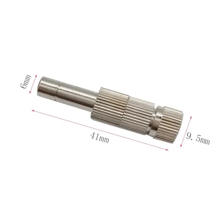Buse de pulvérisation de brouillard d'eau micro basse pression, système de refroidissement par brumi