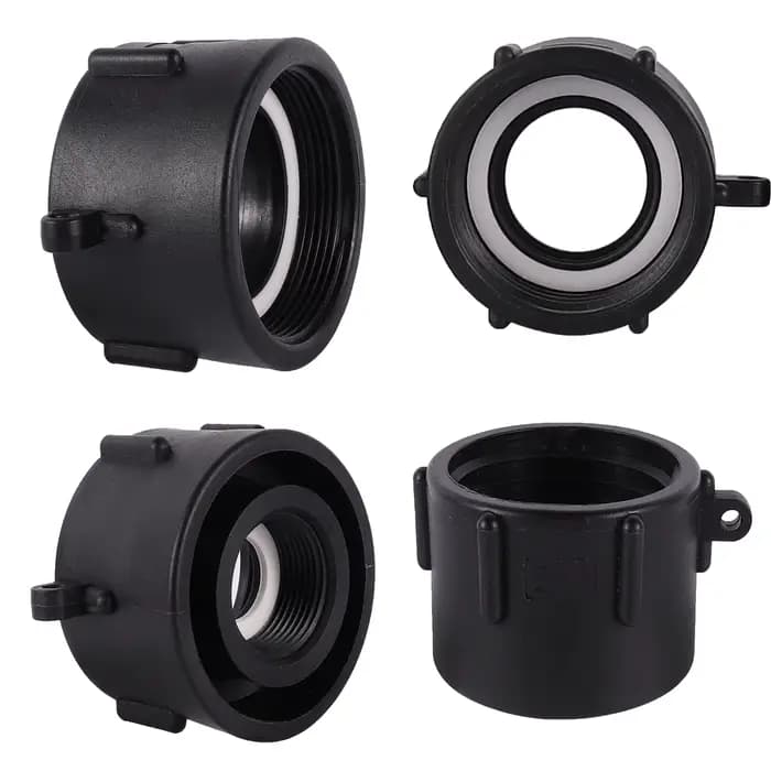 Adaptateur de filetage grossier S60 IBC 1 "1.5" 2 "BSP, adaptateur de tonalité à filetage fin, fourr