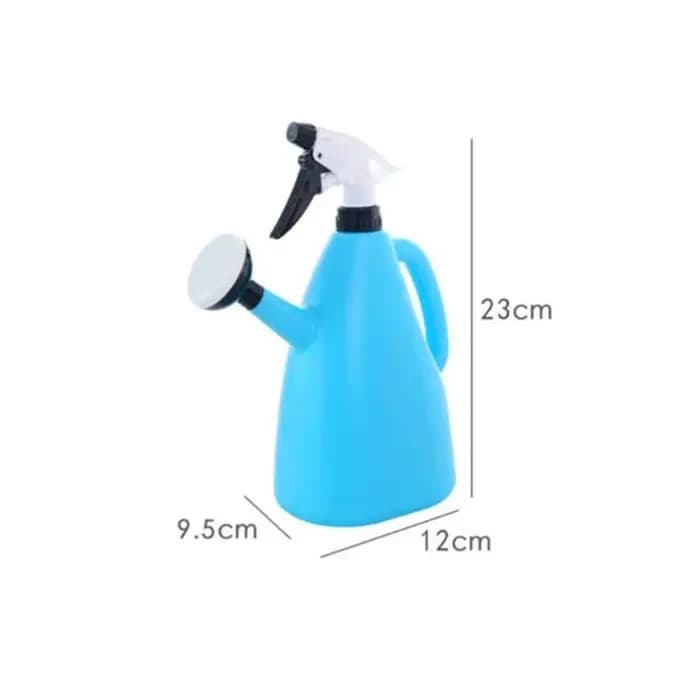 Pulvérisateur à pression 2-en-1 réglable 1L pour plantes de jardin et fleurs – Arrosoir en plastique pour pot