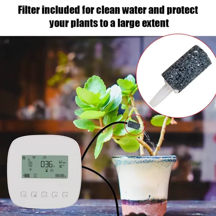 Tuya-Contrôleur d'irrigation micro-goutte avec panneau solaire, minuterie d'eau automatique intellig