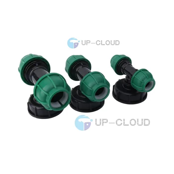 Raccords de réservoir IBC S60 réservoir IBC à adaptateur de tuyau PE 20/25/32mm connecteur rapide d'