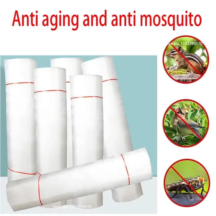 Filet de protection pour arbre fruitier, serre, légume, insecte, jardin, légumes, tunnel, fin