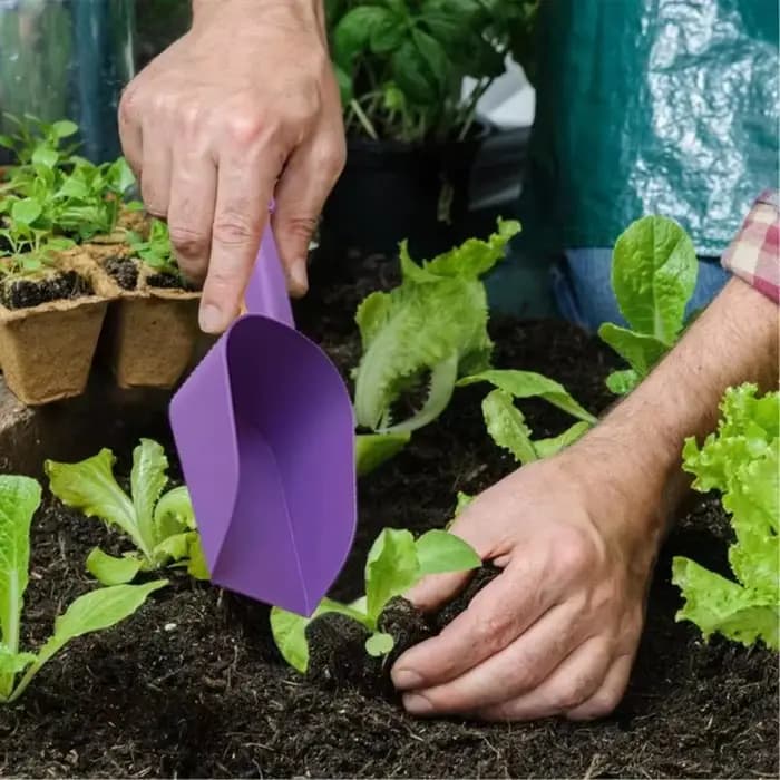 Cuillère de jardin multifonction en plastique PP