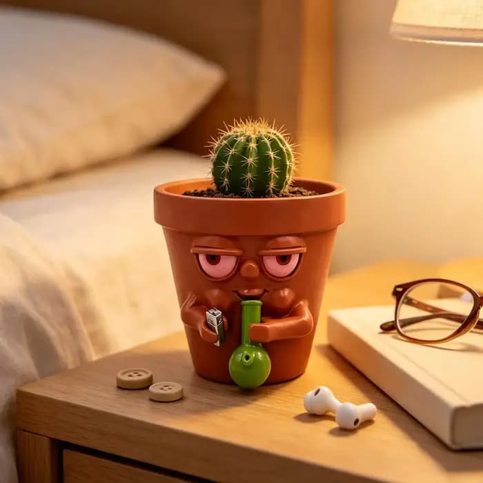 Joli pot de fleurs pour plantes succulentes et lierre vert, pots de fleurs originaux pour bureau, bibliothèque, bureau 