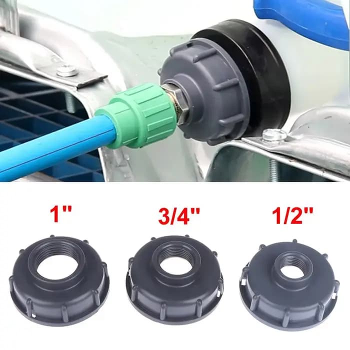 Connecteur adaptateur de réservoir Ibc Durable, 1 pièce, capuchon fileté grossier S60X6, filetage fe