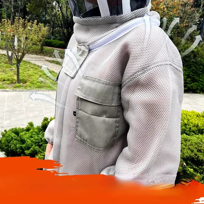 Combinaison anti-abeilles intégrale en maille de coton 3D respirante, anti-piqûres, ensemble complet