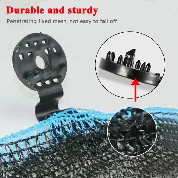 Pinces à tissu d'ombrage pour couverture en maille, œillets pour filet, tissu de protection solaire,