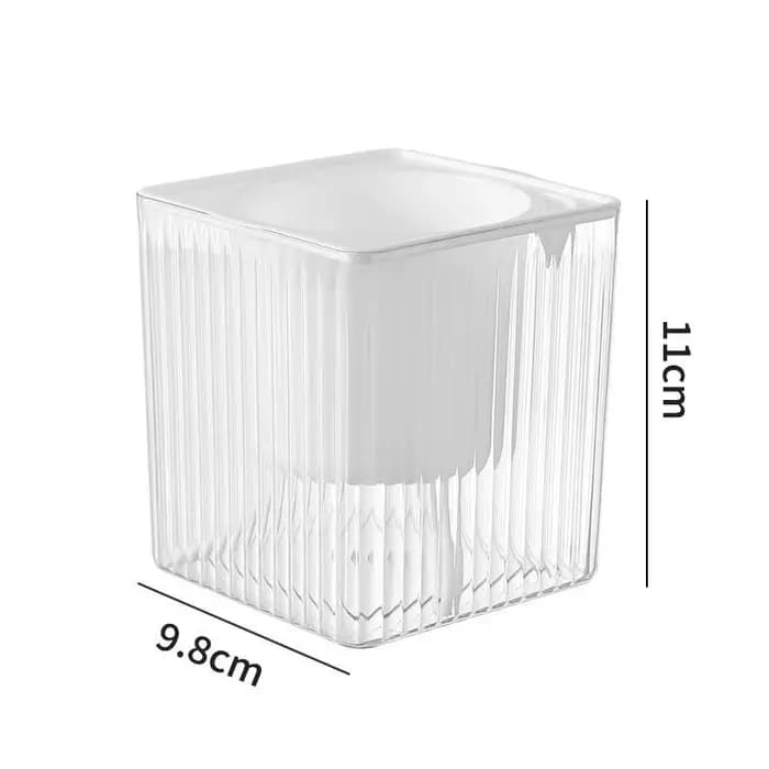 ⛟ Pot auto-arrosant carré avec panier intérieur, absorption automatique de l'eau, pot à fleurs pour