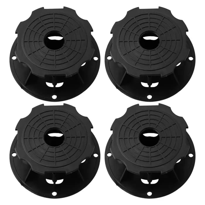 Socle de Support de terrasse réglable en hauteur, 4 pièces/ensemble, élimine la différence de pente,