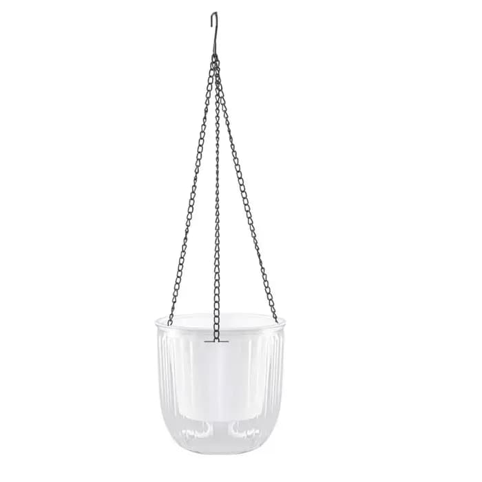 Pot de fleur auto-arrosant avec trous de proximité