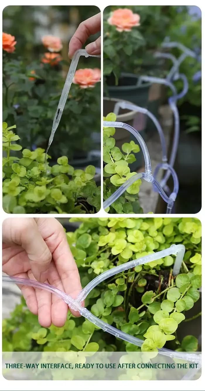 Dispositif d'arrosage automatique, tube capillaire transparent, kit d'irrigation goutte à goutte et