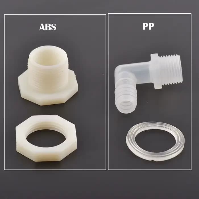 ABS 1/2 pouce à 6.4 ~ 20mm coude Irrigation Joint réservoir d'eau tuyau connecteur Aquarium jardin t