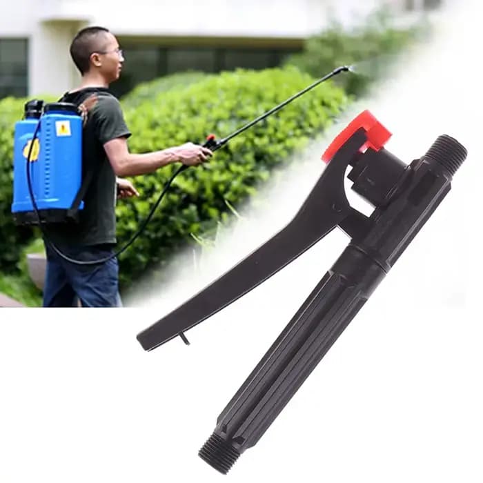 Pièces de poignée de pulvérisation de pistolet à gâchette noir + rouge, pour l'élimination des mauva