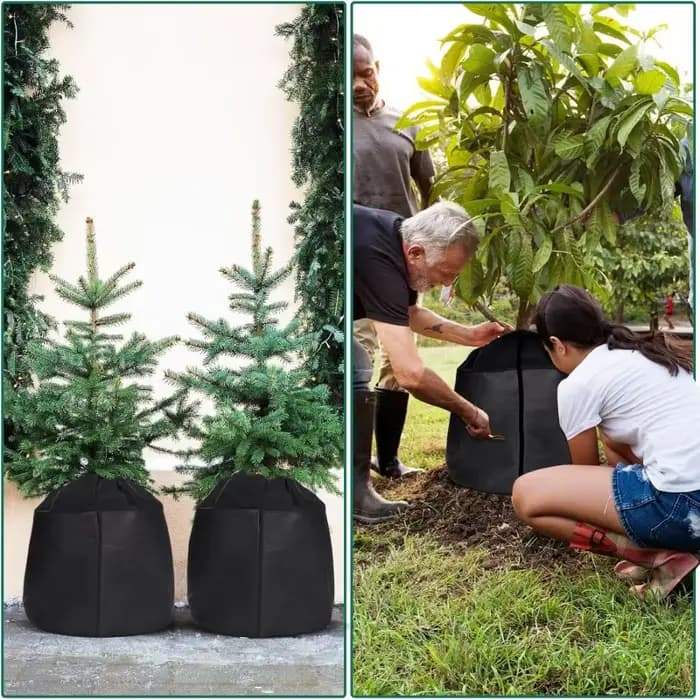 Housse isolante pour plantes de jardin