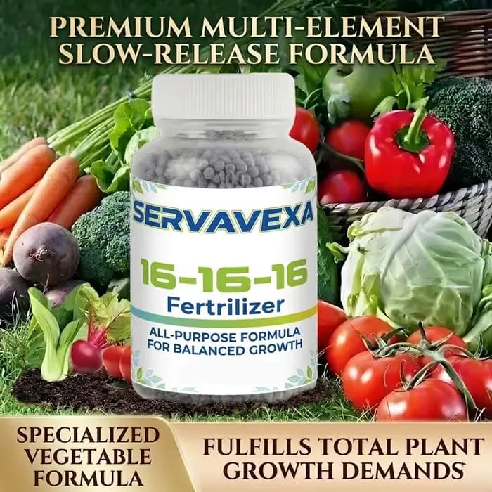 Engrais NPK SERVAVEXA tout usage 15-15-15 - Alimentation végétale granulaire complète et équilibrée
