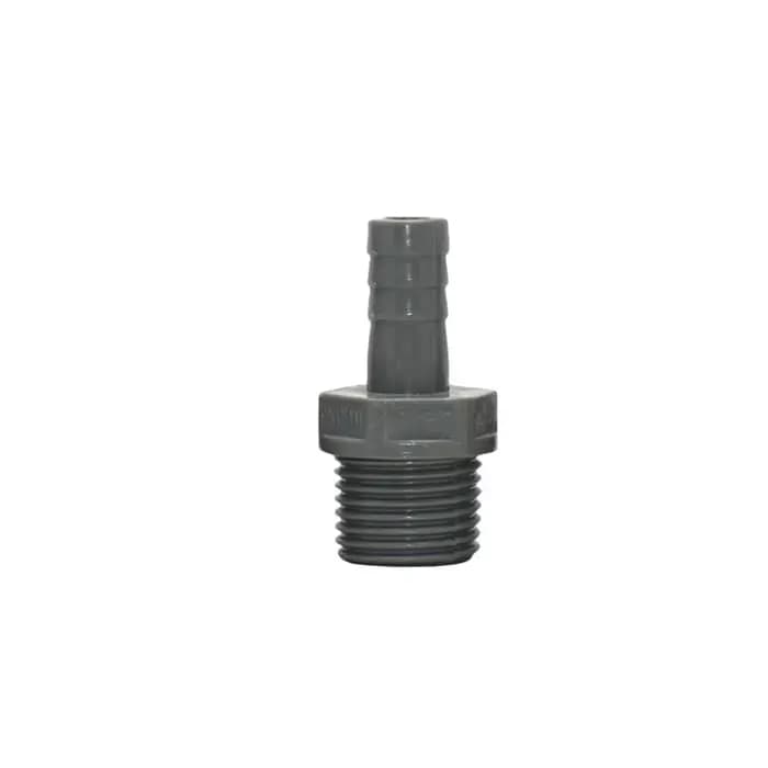 Connecteur de tuyau d'arrosage en PVC, ID 20mm, filetage 1/2 à 8mm, 10mm, 12mm, 16mm, raccord de cou