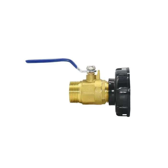 Connecteur à filetage mâle S60 à 1/2 3/4 1 pouce, Valve en laiton, adaptateur de robinet de réservoi