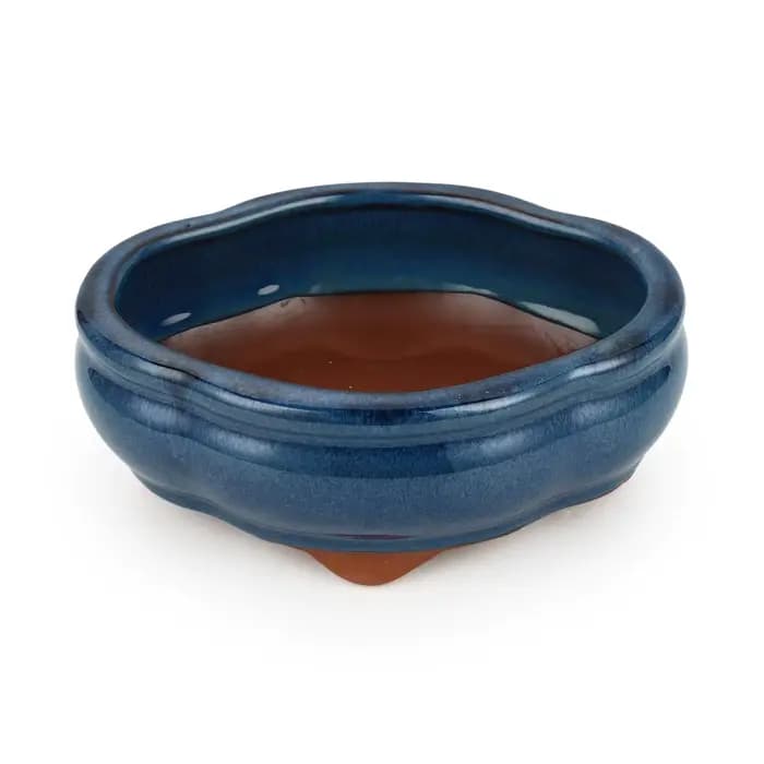 Pots à fleurs en céramique avec trou de drainage, pierre de grès violette, pots élégants pour plante