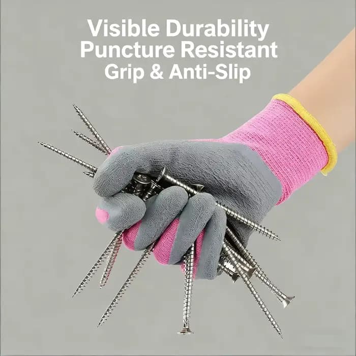 Gants de travail de jardin imperméables et durables pour enfants