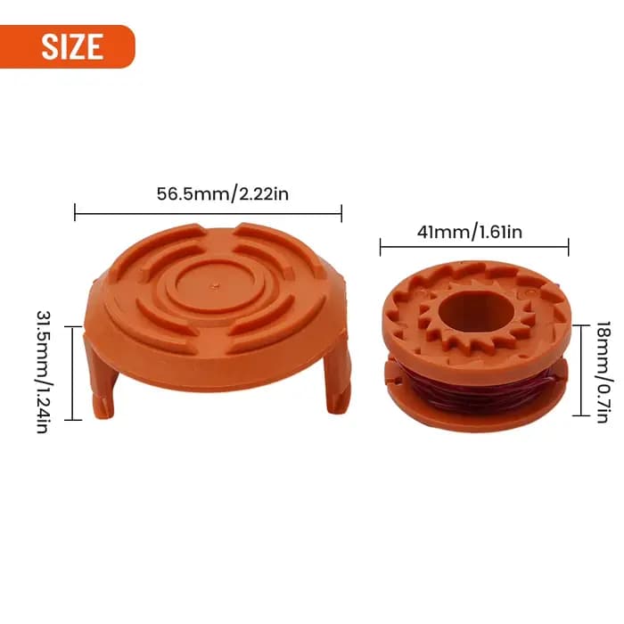 Juste de bobine pour tondeuses à gazon