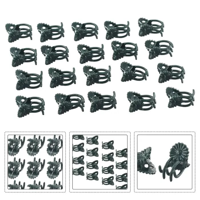 Clips pour plantes de jardin, 20 pièces, pinces à orchidées papillon, Support pour plantes, pinces à