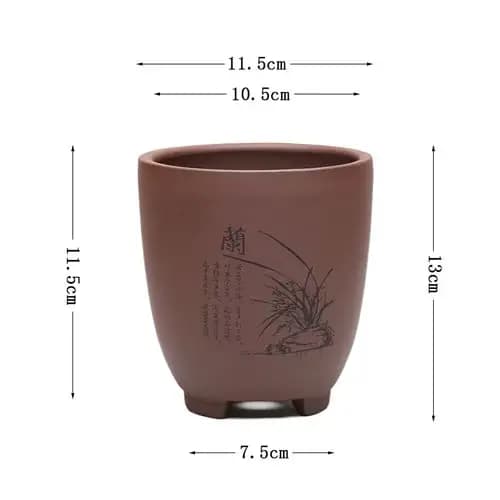 Pot de fleurs de sable violet pour plantes succulentes, fleur en pierre Yulu, pot de plante en pot d