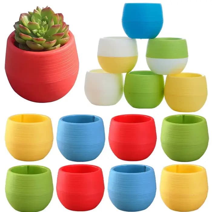 Mini Pots de fleurs pour plantes succulentes, 5/10/20 pièces, petites plantes, jardinières interchan