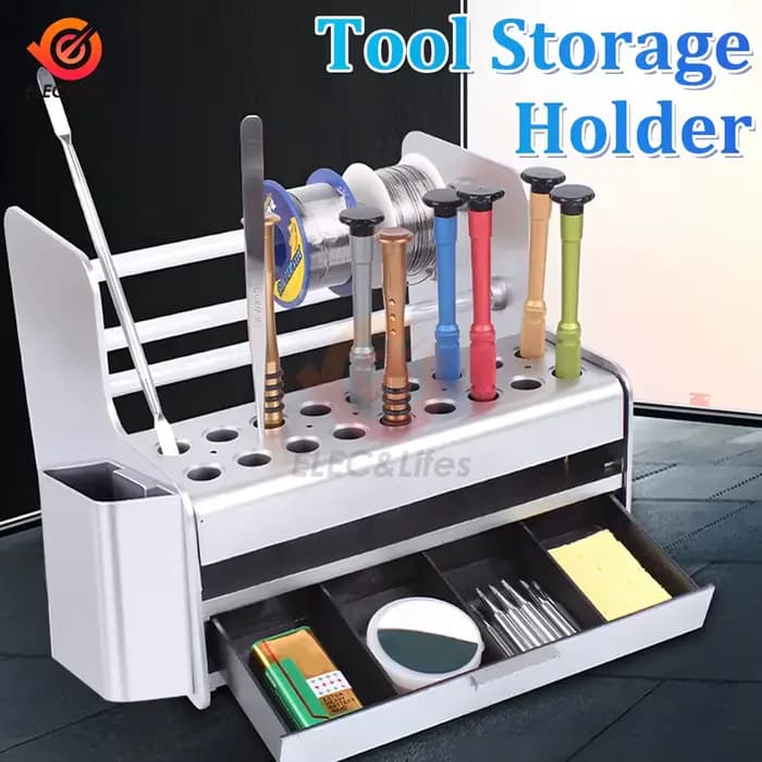 Boîte de rangement multifonctionnelle pour outils d'entretien