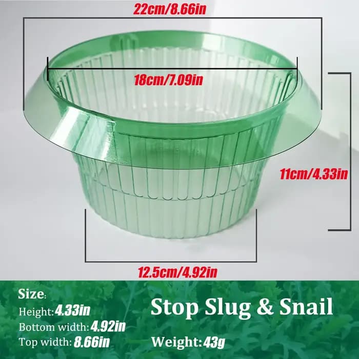 Anneaux de Protection des limaces pour plantes