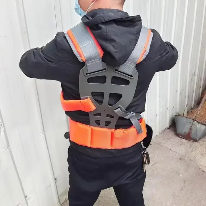Sangle de harnais de tondeuse à gazon améliorée, sangle réglable pour tondeuse à gazon, Double sangl