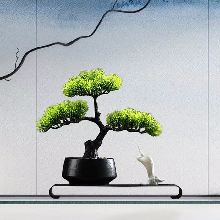 Pot de Bonsaï Artificiel en Érable Rouge