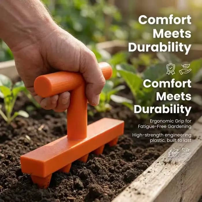 ㈅ Perforateur de semis pour jardinage, perforateur de semis de légumes et de fleurs domestique, outil de semis pour potager de balcon