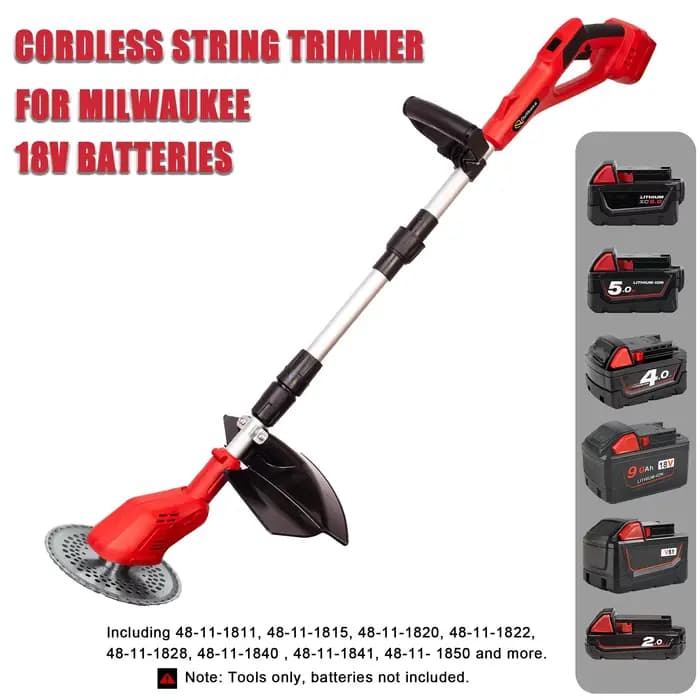 Tondeuse à gazon électrique télescopique pliable sans balais