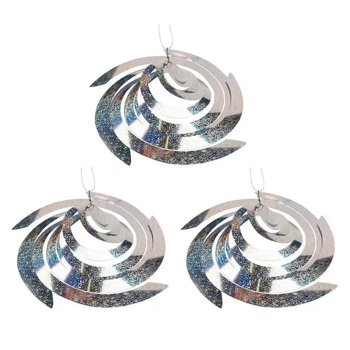 Répulsif à Oiseaux Rotatif en Spirale pour Décoration de Jardin, Nouveau Dispositif de Contrôle, de