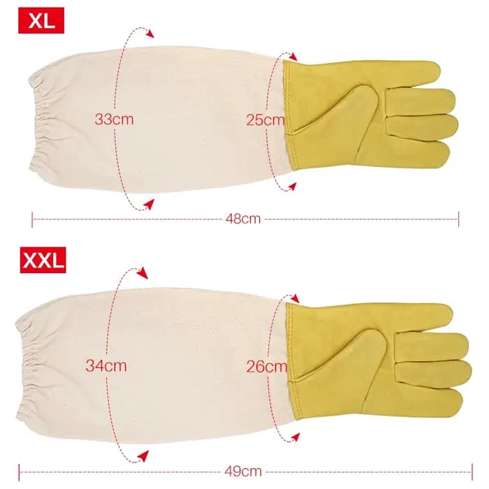 Gants d'apiculture anti-piqûres d'abeilles