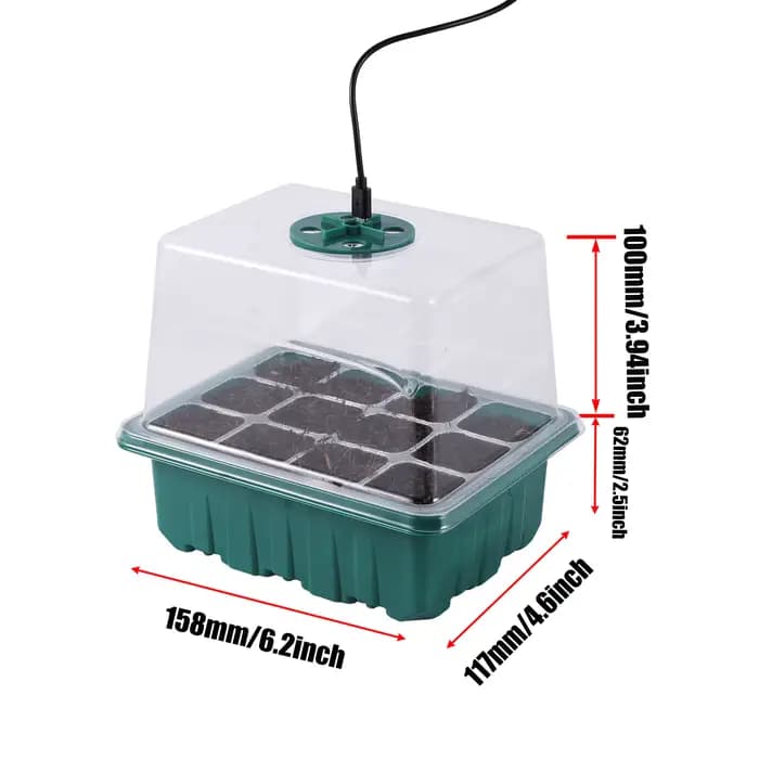 Lumière de croissance pour démarreur de graines, lumière Led pour plantes de Germination en serre, a