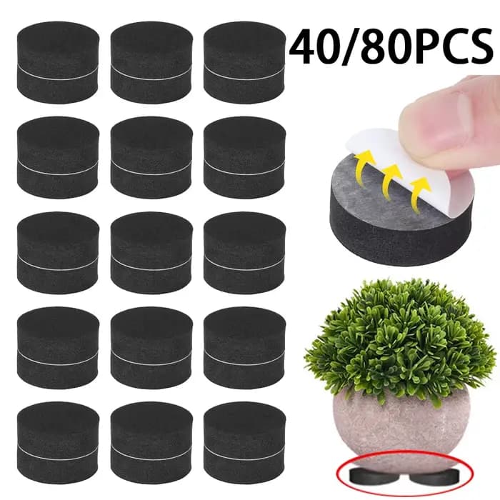 Rehausseurs de pieds en caoutchouc naturel pour pots de fleurs