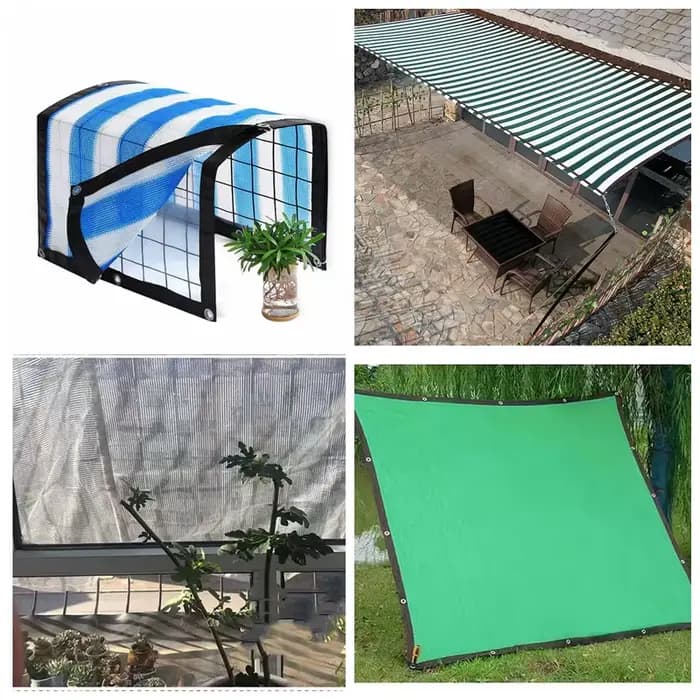 Filet d'ombrage Anti-UV en HDPE à 12 broches, pour jardin, balcon, plantes succulentes, pare-soleil