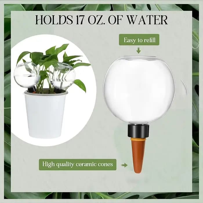 Système d'irrigation goutte à goutte automatique de 500ML, 1 à 6 pièces, ampoules d'arrosage automat
